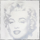 Diamond Girl (Marilyn Monroe) (Silver) (Diamond Dust) by Mr. Brainwash, 2016 2-color screen print on paper with diamond dust