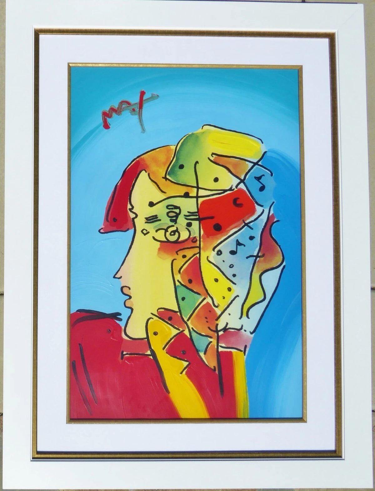 Billboard Centennial (Original) by Peter Max, 2007 acrylic and mixed media on paper