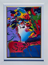 Blushing Beauty I 2007 (Original) by Peter Max, 2007 acrylic and mixed media on paper