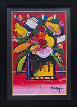 Flowers 2008 (Original) by Peter Max, 2008 acrylic and mixed media on paper