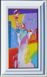 Statue of Liberty 2000 (Original) by Peter Max, 2007 acrylic and mixed media on paper