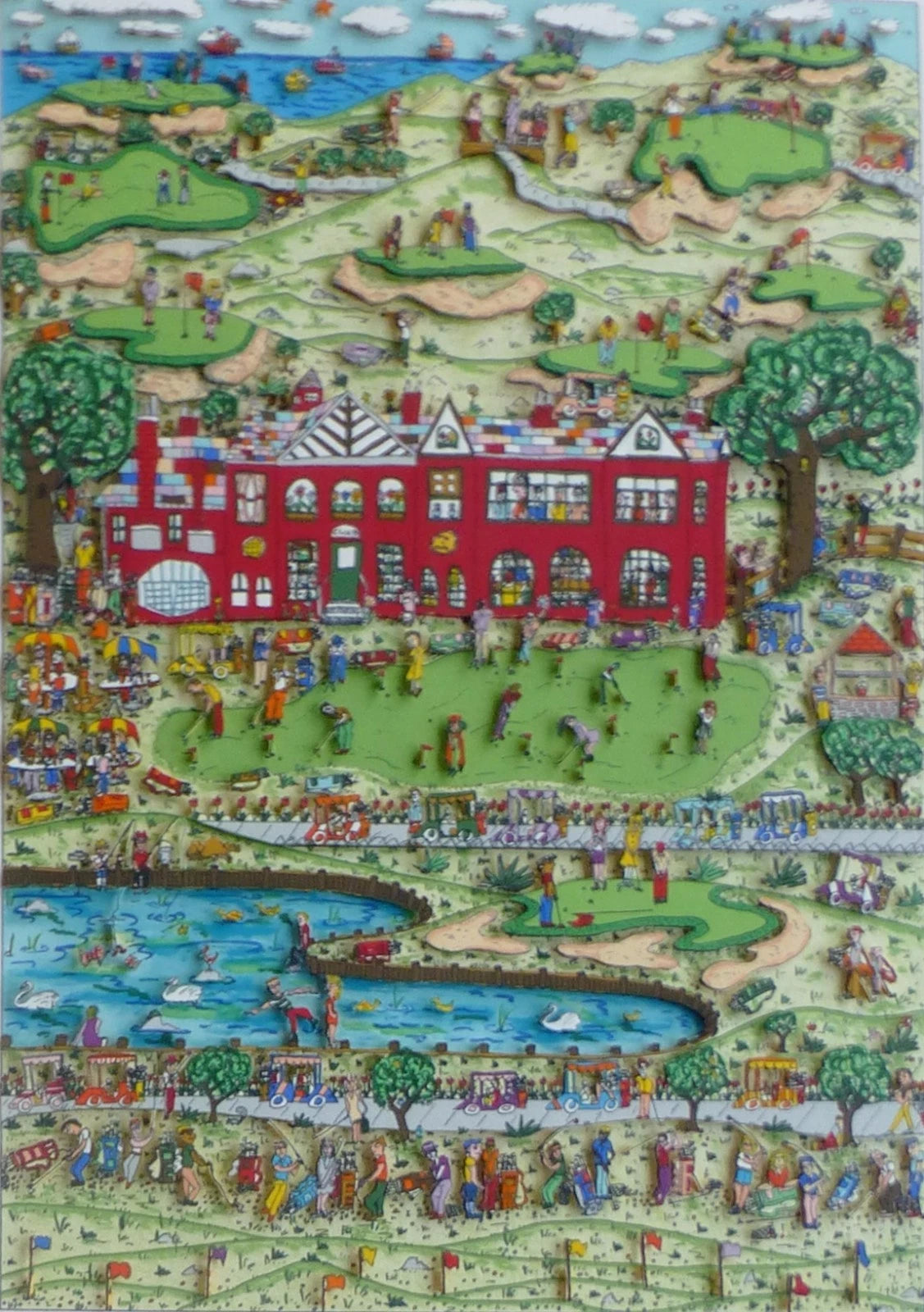 Daddy's Country Club By James Rizzi (1989)
