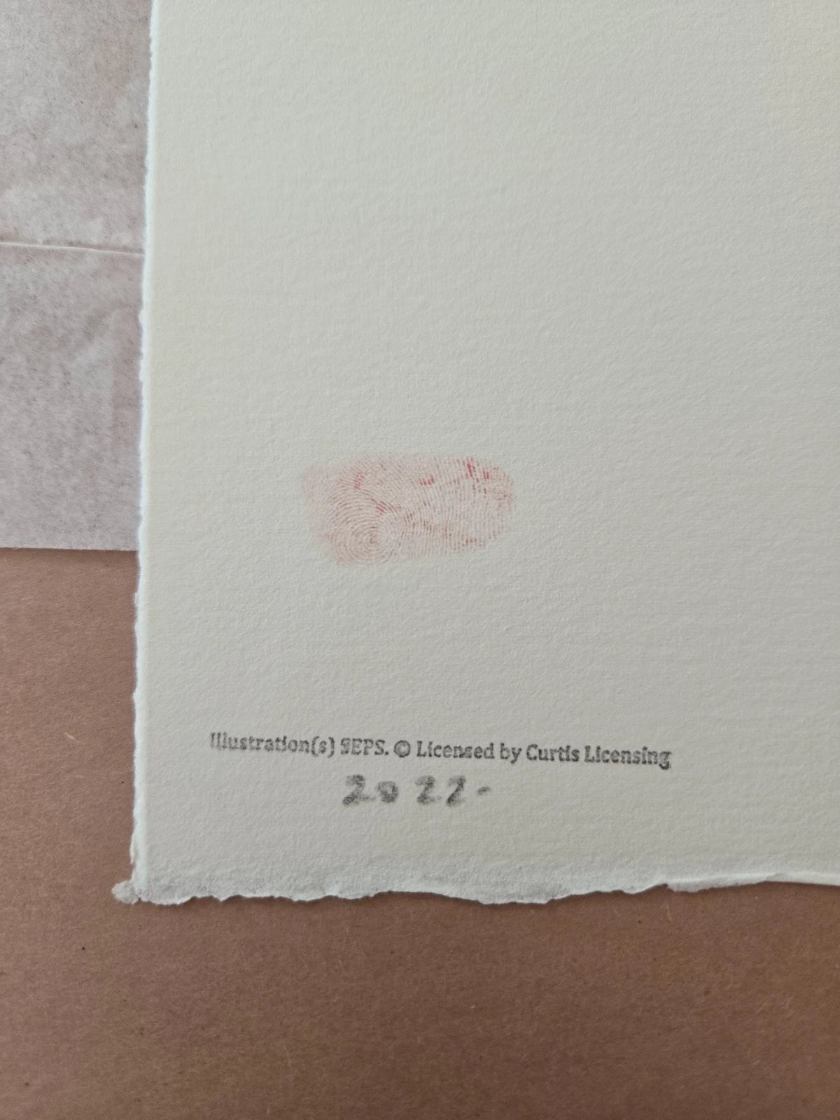 I'm Yours - I Love You (Blue) by Mr. Brainwash, 2022 color screen print on art paper — detail 3