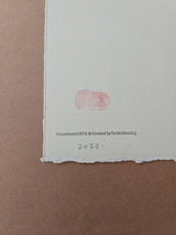I'm Yours - Love Is the Answer (Red) by Mr. Brainwash, 2022 color screen print on art paper — detail 3