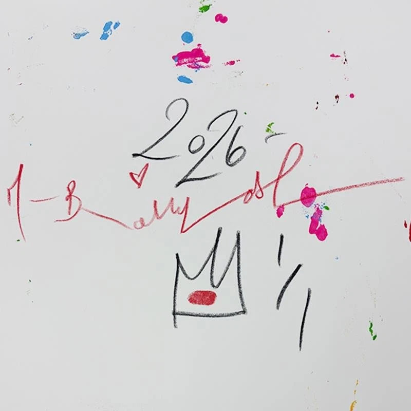 BALLOON GIRL (Original) By Mr. Brainwash (22 X 22 INCHES)