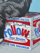 Banana Appetit by Mr. Brainwash, 2024 color screen print on archival paper — detail 3