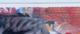 Basquiart Portrait (Original) by Mr. Brainwash, 2021 silkscreen and mixed media on archival paper — detail 3