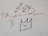 Beautiful Girl (Original) by Mr. Brainwash, 2024 silkscreen and mixed media on archival paper — detail 4