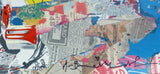 Caught Red Handed (Original) by Mr. Brainwash, 2024 silkscreen and mixed media on archival paper — detail 2