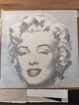 Diamond Girl (Marilyn Monroe) (Silver) (Diamond Dust) by Mr. Brainwash, 2016 2-color screen print on paper with diamond dust…