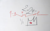 Let the Good Times Roll (Original) by Mr. Brainwash, 2024 silkscreen and mixed media on deckled edge paper — detail 5
