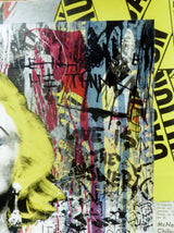 Marilyn Forever (Original) by Mr. Brainwash, 2021 silkscreen and mixed media on archival paper — detail 4