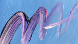 Angel with Heart (Original) by Peter Max, 2007 acrylic on canvas — detail 3