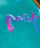Ascending Angel 2007 (Original) by Peter Max, 2007 acrylic and mixed media on paper — detail 2