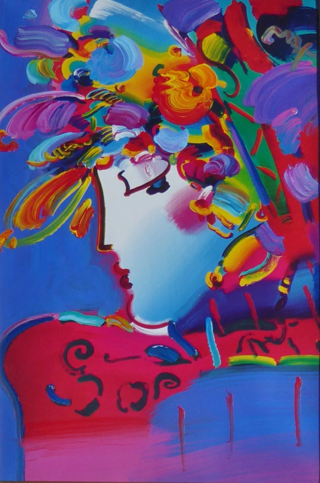 BLUSHING BEAUTY II 2007 (ORIGINAL) BY PETER MAX