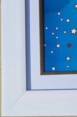 New Horizon 2007 (Original) by Peter Max, 2007 acrylic and mixed media on paper — detail 4