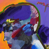 Palm Beach Lady 2010 (Original) by Peter Max, 2010 acrylic and mixed media on paper — detail 2