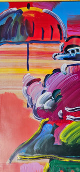 UMBRELLA MAN 2007 (ORIGINAL) BY PETER MAX