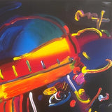 Zero Spectrum 2010 (Original) by Peter Max, 2010 acrylic on paper — detail 2