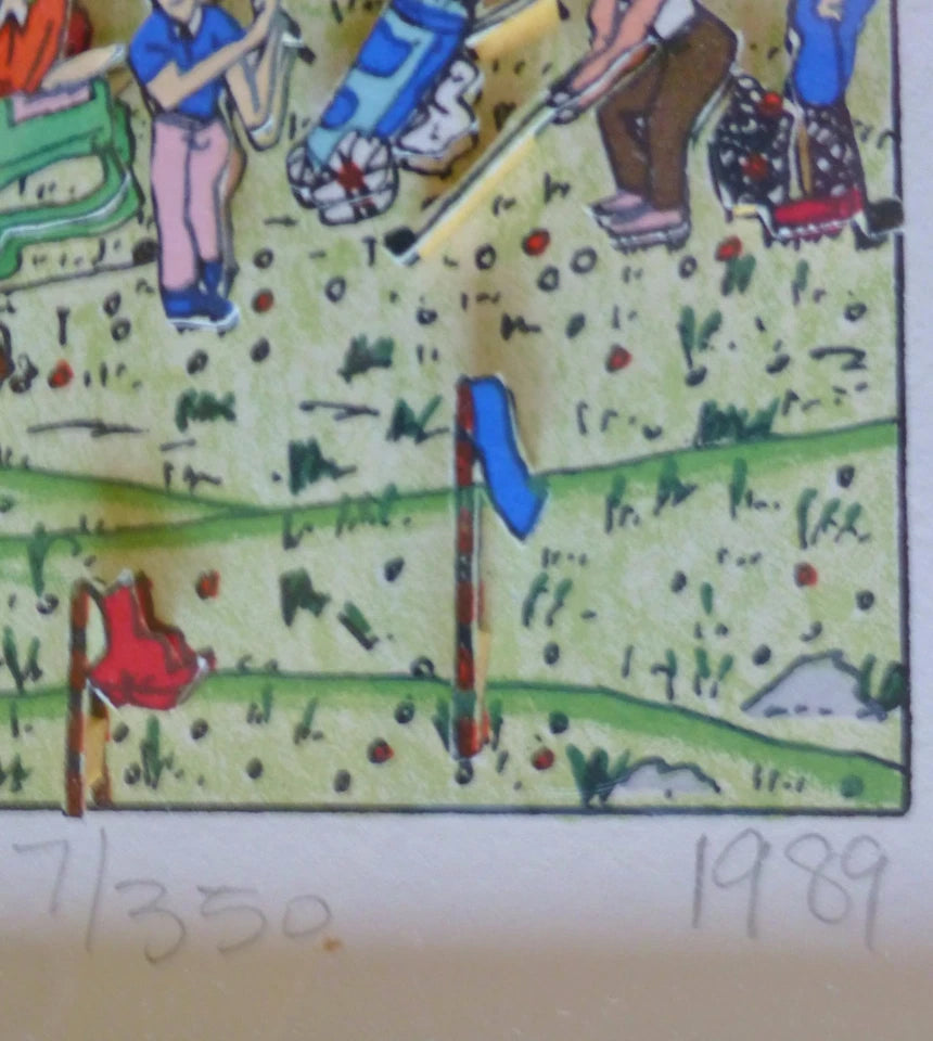 Daddy's Country Club By James Rizzi (1989)