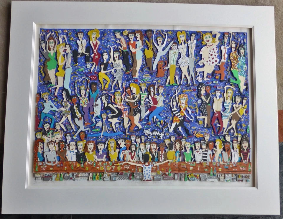 Let The Good Times Roll By James Rizzi (35.5 X 26 INCHES)