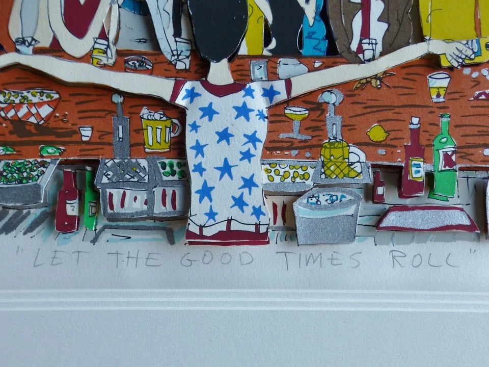 Let The Good Times Roll By James Rizzi (35.5 X 26 INCHES)