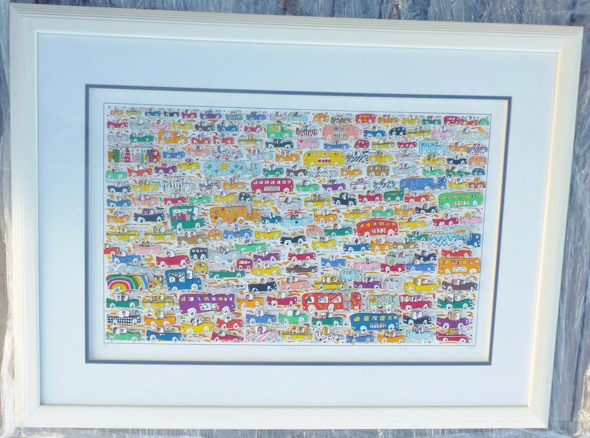 Traffic Cars By James Rizzi (1988)