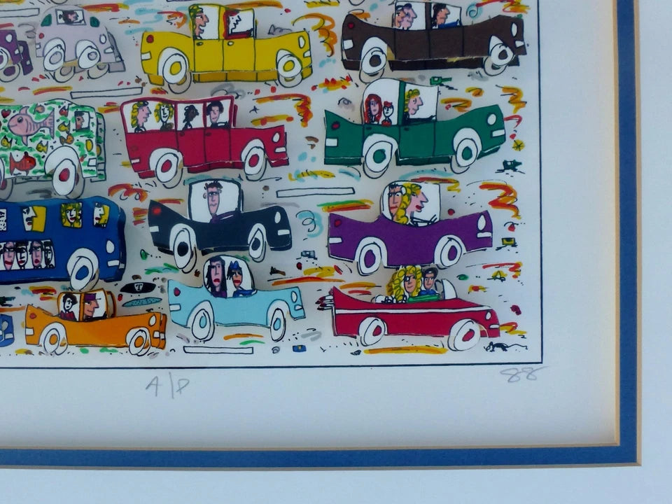 Traffic Cars By James Rizzi (1988)