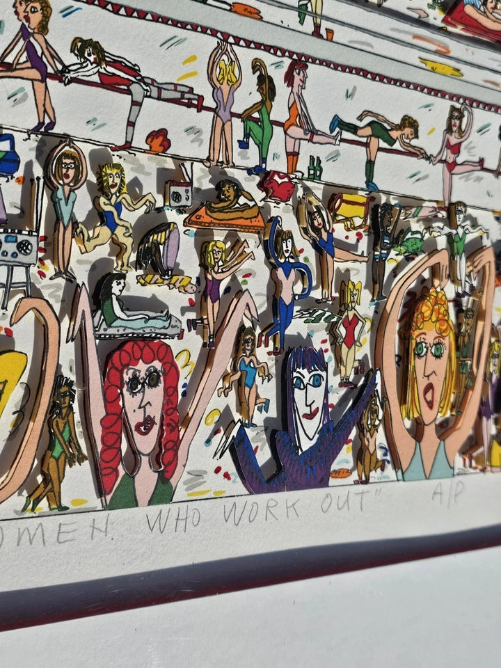 Women Who Work Out By James Rizzi (1989)