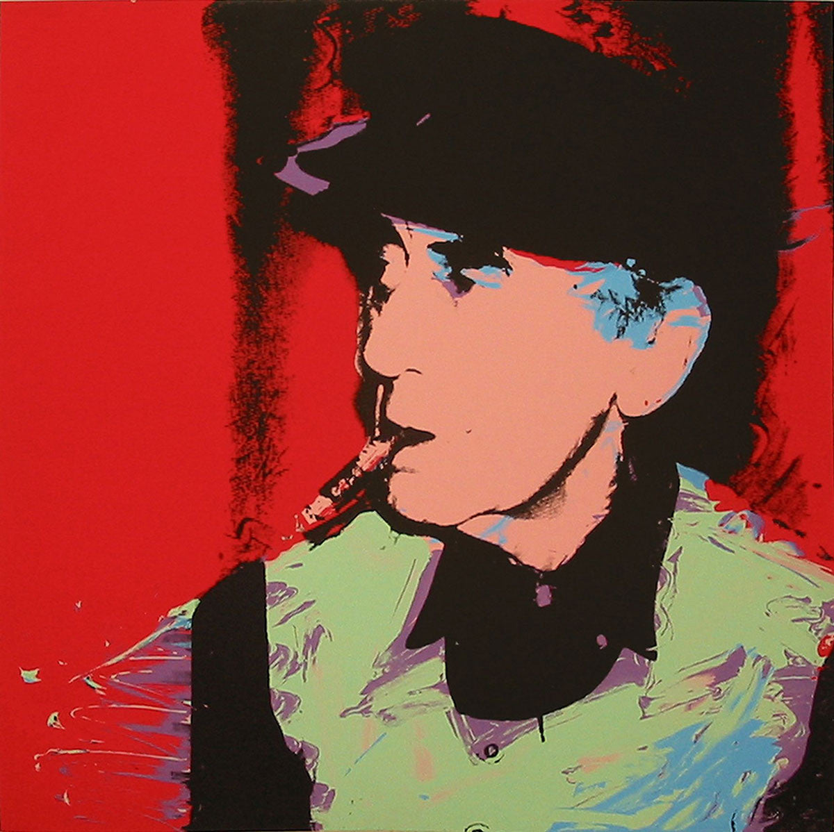 Man Ray FS II.148 by Andy Warhol, 1974 screen print on strathmore bristol paper