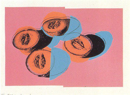Space Fruit: Canteloupes II FS11.198 by Andy Warhol, 1979 screenprint on Lenox museum board