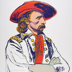 General Custer FS II.379 by Andy Warhol, 1986 screenprint on Lenox museum board