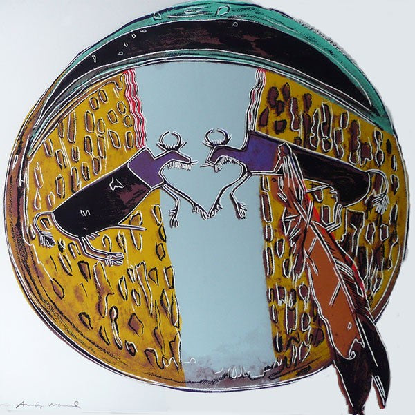 Plains Indian Shield FS II.382 by Andy Warhol, 1986 screenprint