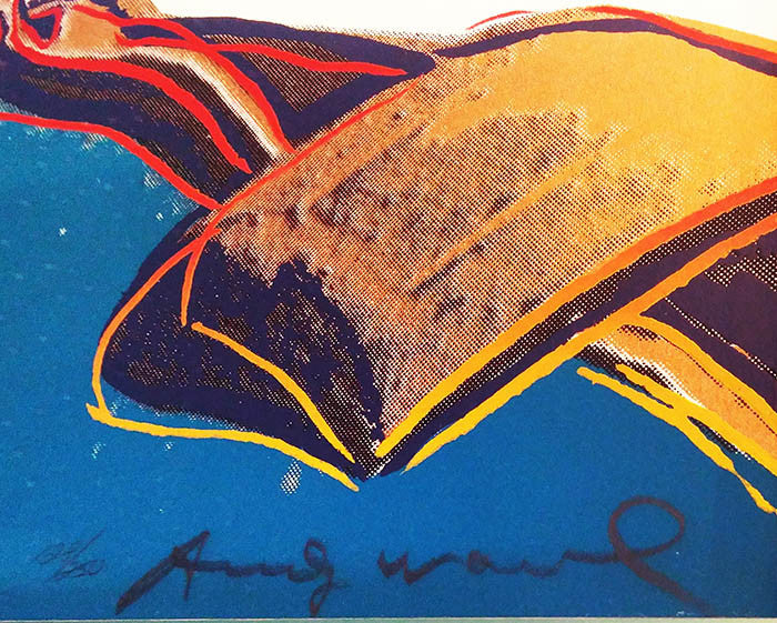 Teddy Roosevelt FS II.386 by Andy Warhol, 1986 screenprint on Lenox museum board — detail 2