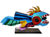 Flying Fish by Karel Appel, hand painted wood sculpture