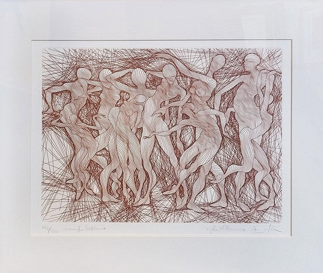 Manipulateur by Guillaume Azoulay, 1985 etching
