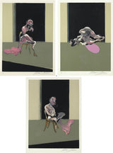 Triptych - August 1972 by Francis Bacon, 1979 lithograph — detail 3