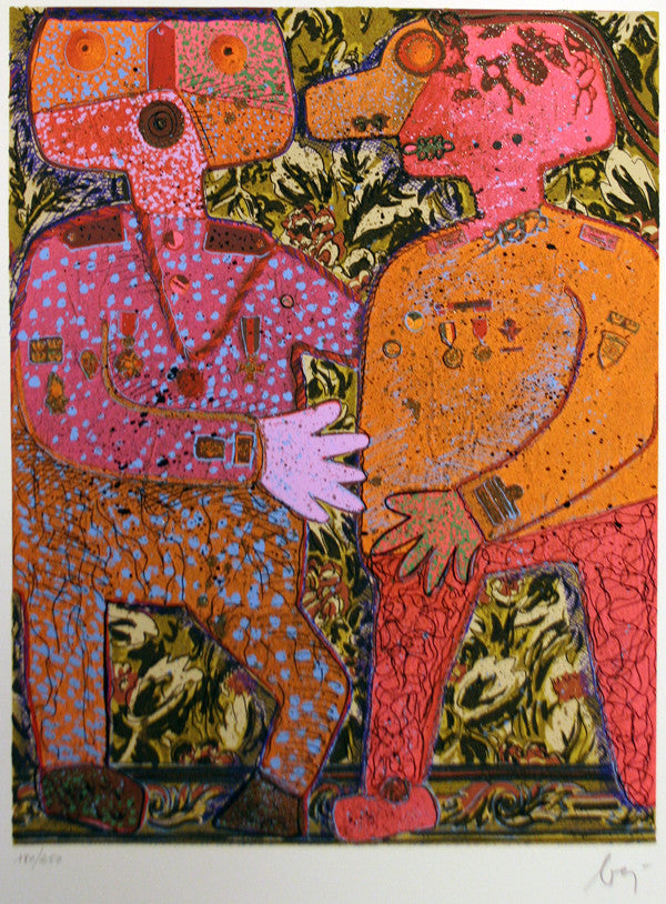 Top Secret by Enrico Baj, 1972 mixed media