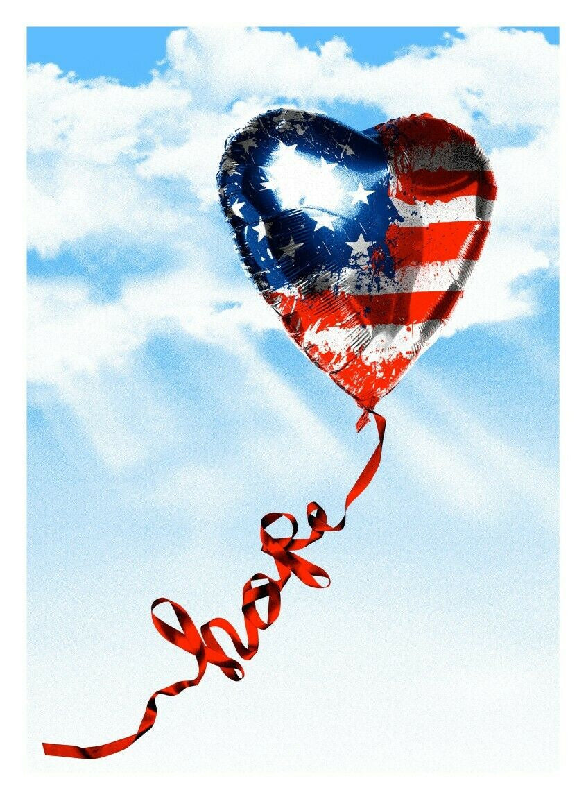 Hope (Independence Day) by Mr. Brainwash, 2020 8 -color limited edition screen print