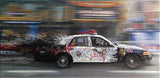 Metro Polisa by Mr. Brainwash, 2015 17 color screenprint on hand torn archival art paper