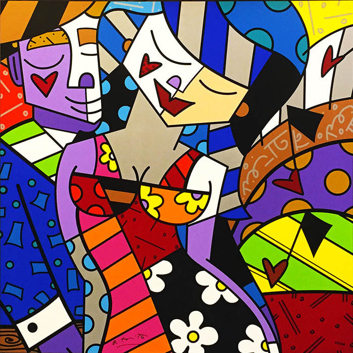 Tonight by Romero Britto, 2007 screenprint on gesso board — detail 2