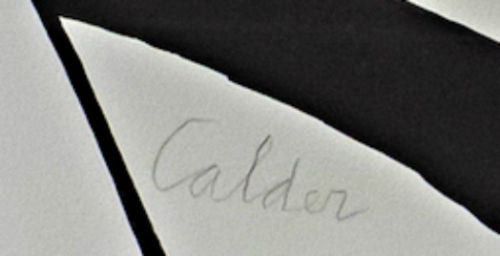 Sucre De Canne by Alexander Calder, 1973 lithograph — detail 2