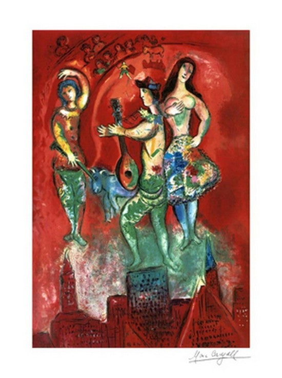 Carmen by Marc Chagall, lithograph