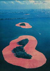 Surrounded Islands by Christo, 1980 offset lithograph — detail 2