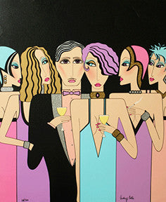 Party People by Audrey Cohle by Artists Misc., serigrap