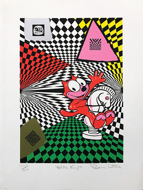 White Knight by Ron Cutrone, silkscreen