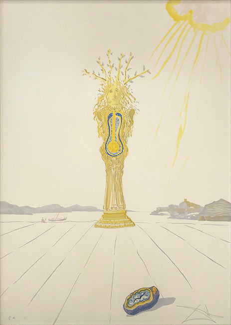 Barometer Woman by Salvador Dali, 1976 photolith