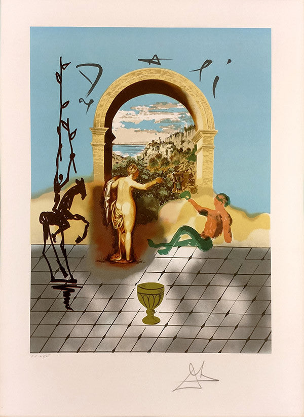 Gateway to the New World by Salvador Dali, 1979 lithograph