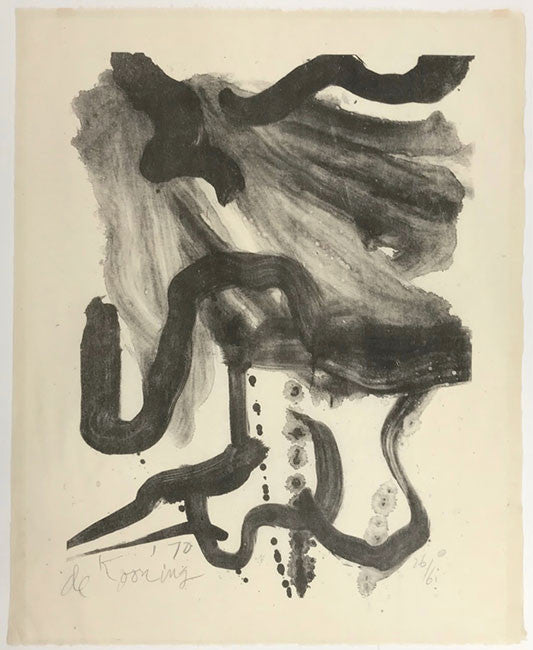 Women with Corset and Long Hair by Willem De Kooning by Artists Misc., 1970 lithograph