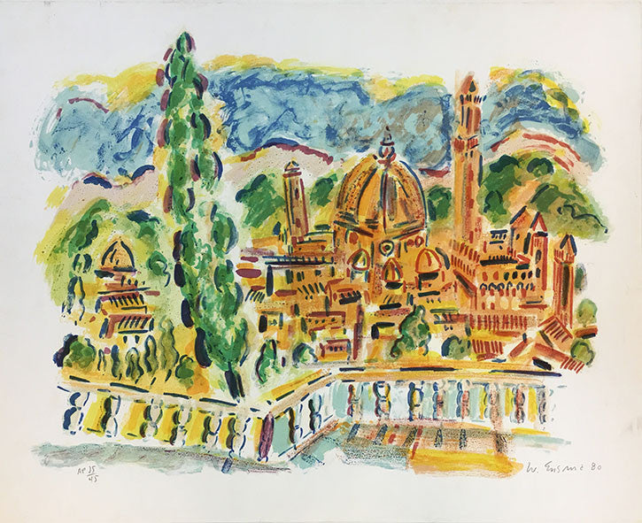 Florence by Wayne Ensrub by Artists Misc., 1980 lithograph
